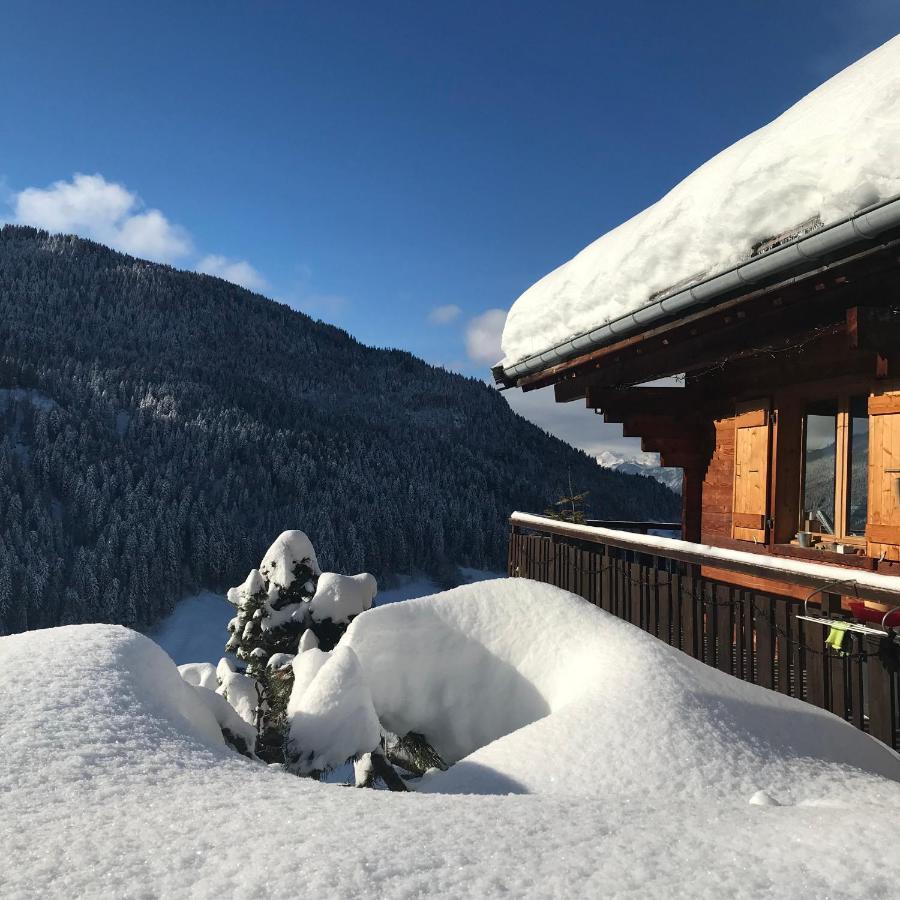 La Marmotte Qui Papote Lejlighed Le Grand-Bornand Eksteriør billede