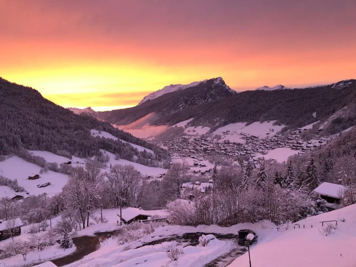 La Marmotte Qui Papote Lejlighed Le Grand-Bornand Eksteriør billede