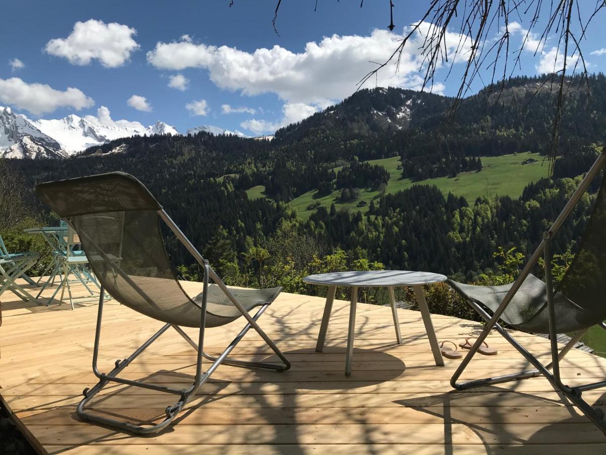 La Marmotte Qui Papote Lejlighed Le Grand-Bornand Eksteriør billede