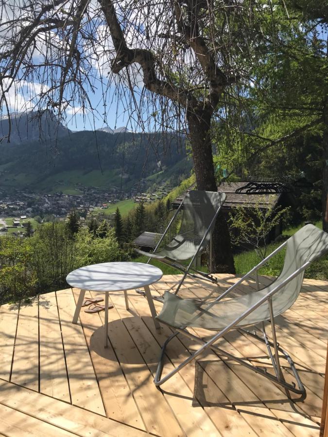La Marmotte Qui Papote Lejlighed Le Grand-Bornand Eksteriør billede